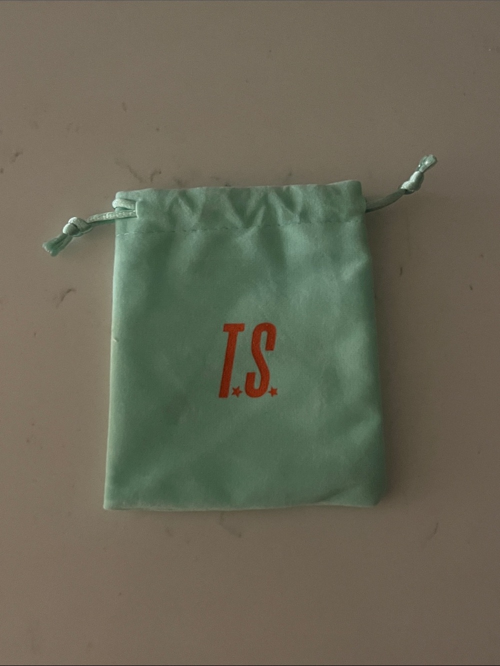 Taylor Swift TS Life of a Showgirl Light Green Drawstring Pouch